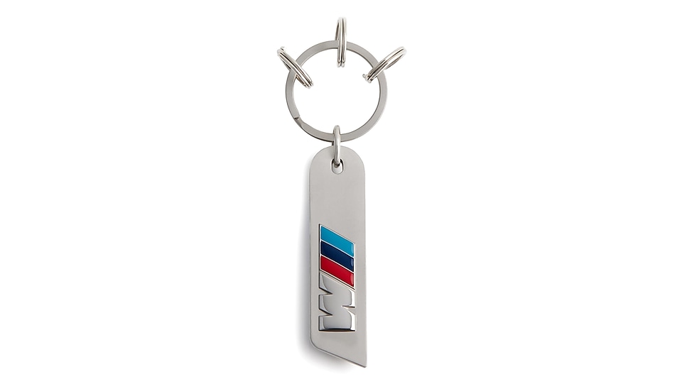 Stříbrná klíčenka s logem BMW M